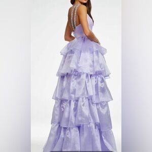 Ashley Lauren lilac Hi-lo fun fashion size 10/12